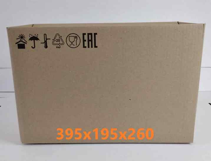 Упаковочная коробка 395 х 195 х 260 мм Т23В 0201*
