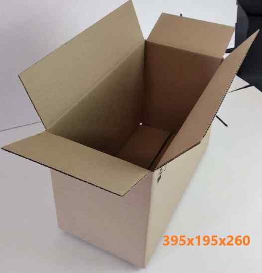 Упаковочная коробка 395 х 195 х 260 мм Т23В 0201*