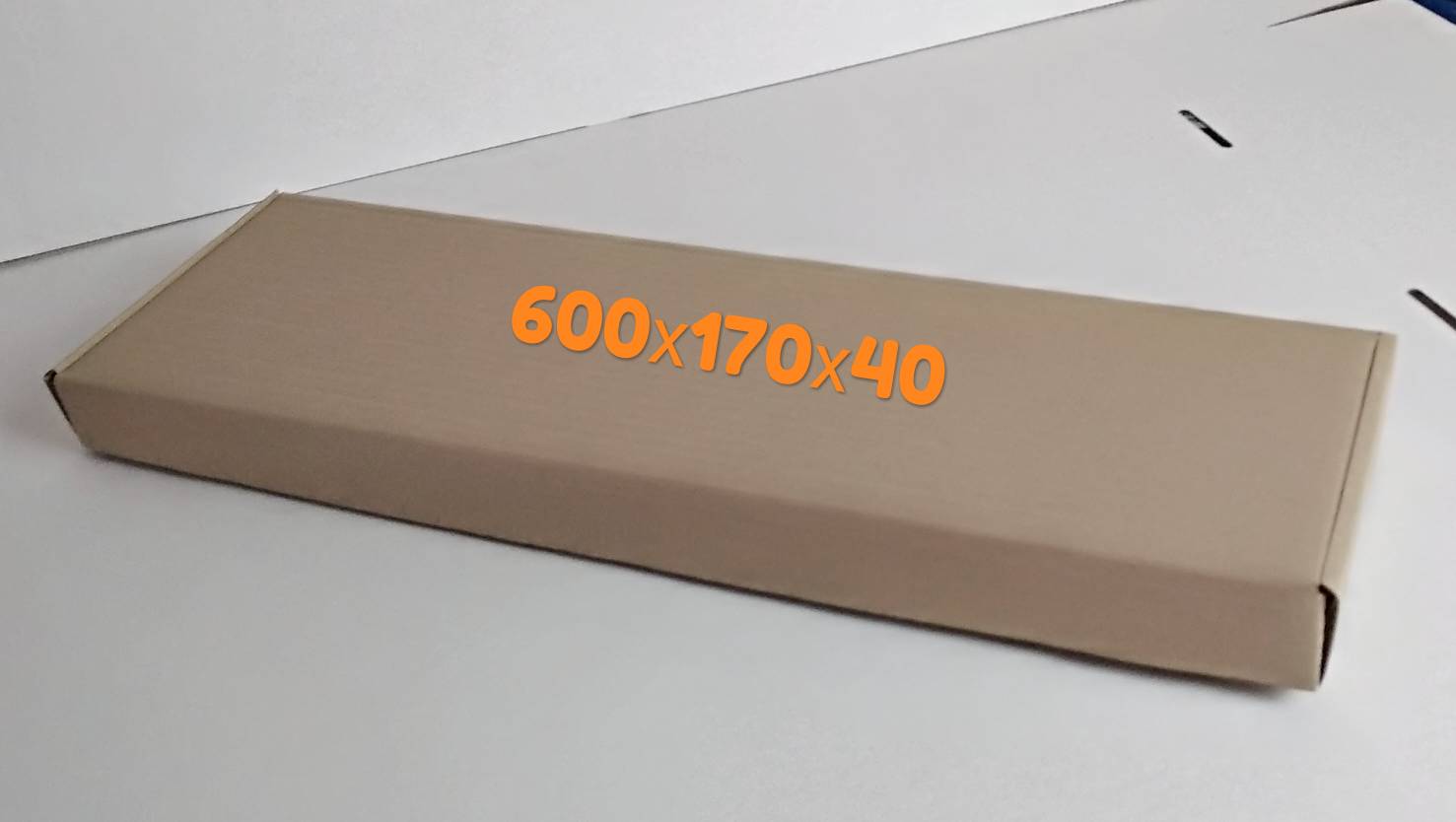 Самосборная коробка 600 х 170 х 40 мм.